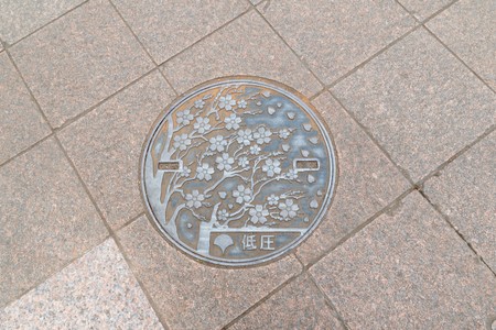 Cherry blossom is a popular motive is Japan