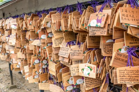 Ema - wooden plaques where you can write your wishes
