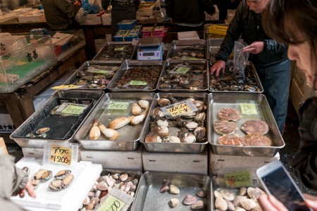 Tsukiji fish market