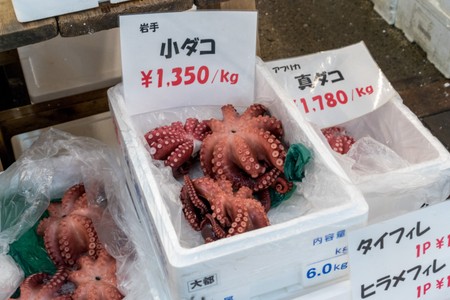 Tsukiji fish market