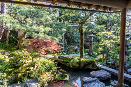 In one of the samurai houses