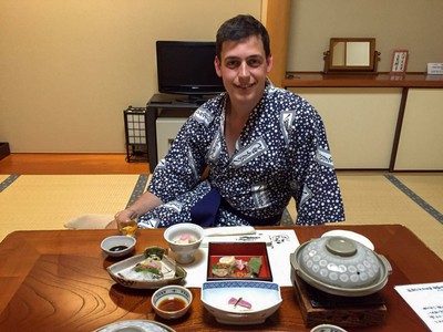 Amazing dinner served in the room