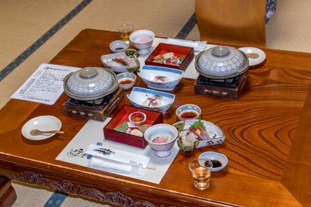 Amazing dinner served in the room