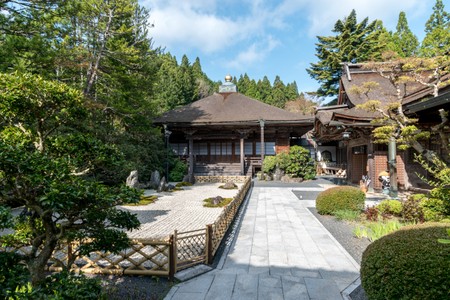 The Buddhist Temple we stayed for the night