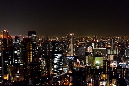 Osaka at night