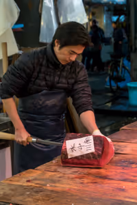 Tsukiji fish market