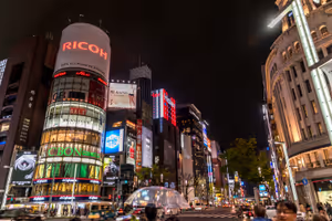 Tokyo at night