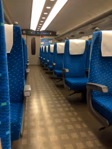 Leaving Tokyo on the shinkansen - don't forget your Japan Rail Pass!