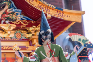 Great performance with the mechanical Karakuri puppets