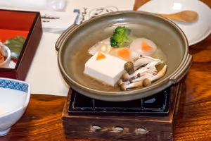 Amazing dinner served in the room