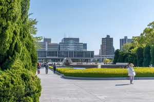 Peace Memorial Park in Hiroshima