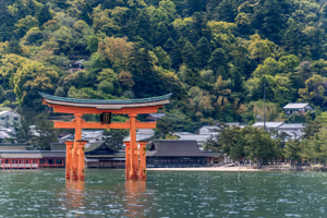 Day trip to the Miyajima island with its floating tori gate