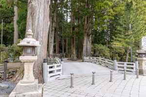 Walking to Okunoin