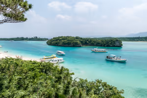 The beautiful Kabira Bay