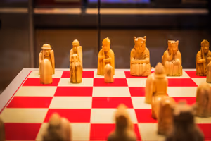 **Lewis chessman**

British Museum
[Source](https://commons.wikimedia.org/wiki/File:2024-03-05_British_Museum_66.jpg)