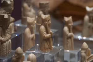 **Lewis chessman**

[Source](https://commons.wikimedia.org/wiki/File:Chess_(2659096677).jpg)
