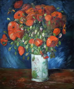 **Vase with Poppies (1886)**

Vincent van Gogh
[Source](https://www.rawpixel.com/image/3868943/illustration-image-flower-art-vincent-van-gogh)