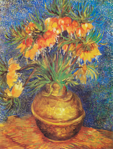 **Imperial Fritillaries in a Copper Vase (1887)**

Vincent van Gogh
[Source](https://www.rawpixel.com/image/3868889/illustration-image-flower-art-vincent-van-gogh)