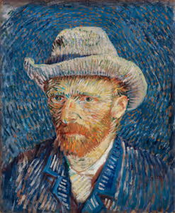 **Self-Portrait with Grey Felt Hat (1887)**

Vincent van Gogh
[Source](https://www.rawpixel.com/image/3867953/illustration-image-art-vincent-van-gogh-people)