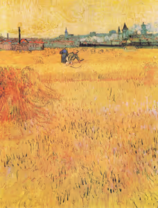 **Wheat field with View of Arles (1888)**

Vincent van Gogh
[Source](https://www.rawpixel.com/image/3864907/illustration-image-art-vincent-van-gogh-person)