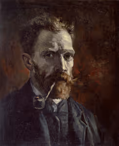 **Self-Portrait with Pipe (1886)**

Vincent van Gogh
[Source](https://www.rawpixel.com/image/3865580/illustration-image-art-vincent-van-gogh-people)