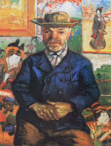 **Portrait of Père Tanguy (1887)**

Vincent van Gogh
[Source](https://www.rawpixel.com/image/3864924/illustration-image-art-vincent-van-gogh-people)