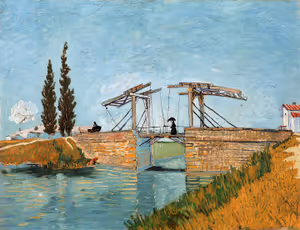**Langlois Bridge at Arles (1888)**

Vincent van Gogh
[Source](https://www.rawpixel.com/image/3868939/illustration-image-art-vincent-van-gogh-blue)