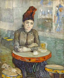 **Agostina Segatori Sitting in the Café du Tambourin (1887–18888)**

Vincent van Gogh
[Source](https://www.rawpixel.com/image/3864679/illustration-image-art-vincent-van-gogh-people)