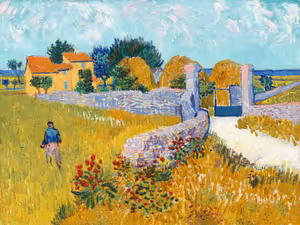 **Farmhouse in Provence (1888)**

Vincent van Gogh
[Source](https://www.rawpixel.com/image/930536/farmhouse-provence-van-gogh)
