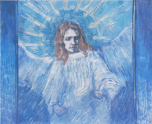 **Half-figure of an Angel (after Rembrandt)**

Vincent van Gogh
[Source](https://www.rawpixel.com/image/9975312/image-face-person-art)