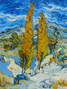 **The Poplars at Saint-Rémy (1889)**

Vincent van Gogh
[Source](https://www.rawpixel.com/image/930529/the-poplars-saint-remy-van-gogh)