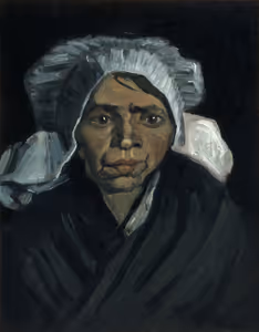 **Head of a Peasant Woman (1884)**

Vincent van Gogh
[Source](https://www.rawpixel.com/image/3867986/illustration-image-art-vincent-van-gogh-people)