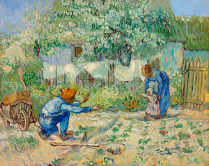 **First Steps, after Millet (1890)**

Vincent van Gogh
[Source](https://www.rawpixel.com/image/537390/free-illustration-image-van-gogh-farmer)