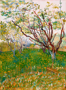 **The Flowering Orchard (1888)**

Vincent van Gogh
[Source](https://www.rawpixel.com/image/537409/free-illustration-image-van-gogh-vincent-orchard)