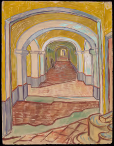 **Corridor in the Asylum**

Vincent van Gogh
[Source](https://www.rawpixel.com/image/9084725/corridor-the-asylum-vincent-van-gogh)