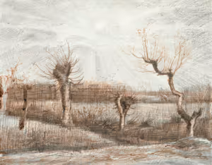 **Tetards (Pollards) (1884)**

Vincent van Gogh
[Source](https://www.rawpixel.com/image/537440/free-illustration-image-van-gogh-landscape-winter)