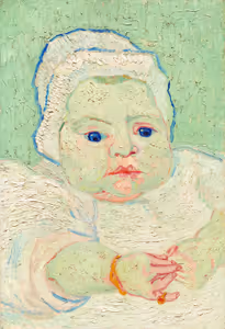 **Baby (1888)**

Vincent van Gogh
[Source](https://www.rawpixel.com/image/930537/roulins-baby-van-gogh)
