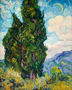 **Cypresses (1889)**

Vincent van Gogh
[Source](https://www.rawpixel.com/image/537391/free-illustration-image-van-gogh-vintage)