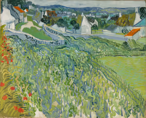 **Vineyards at Auvers (1890)**

Vincent van Gogh
[Source](https://www.rawpixel.com/image/7727051/image-flowers-art-public-domain)